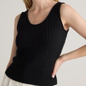 Quince Cropped Sweater Tank